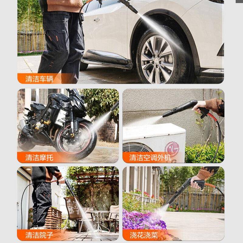 亿力22017075V高压洗车车机家用洗器水泵洗全自动清洗便携水枪车