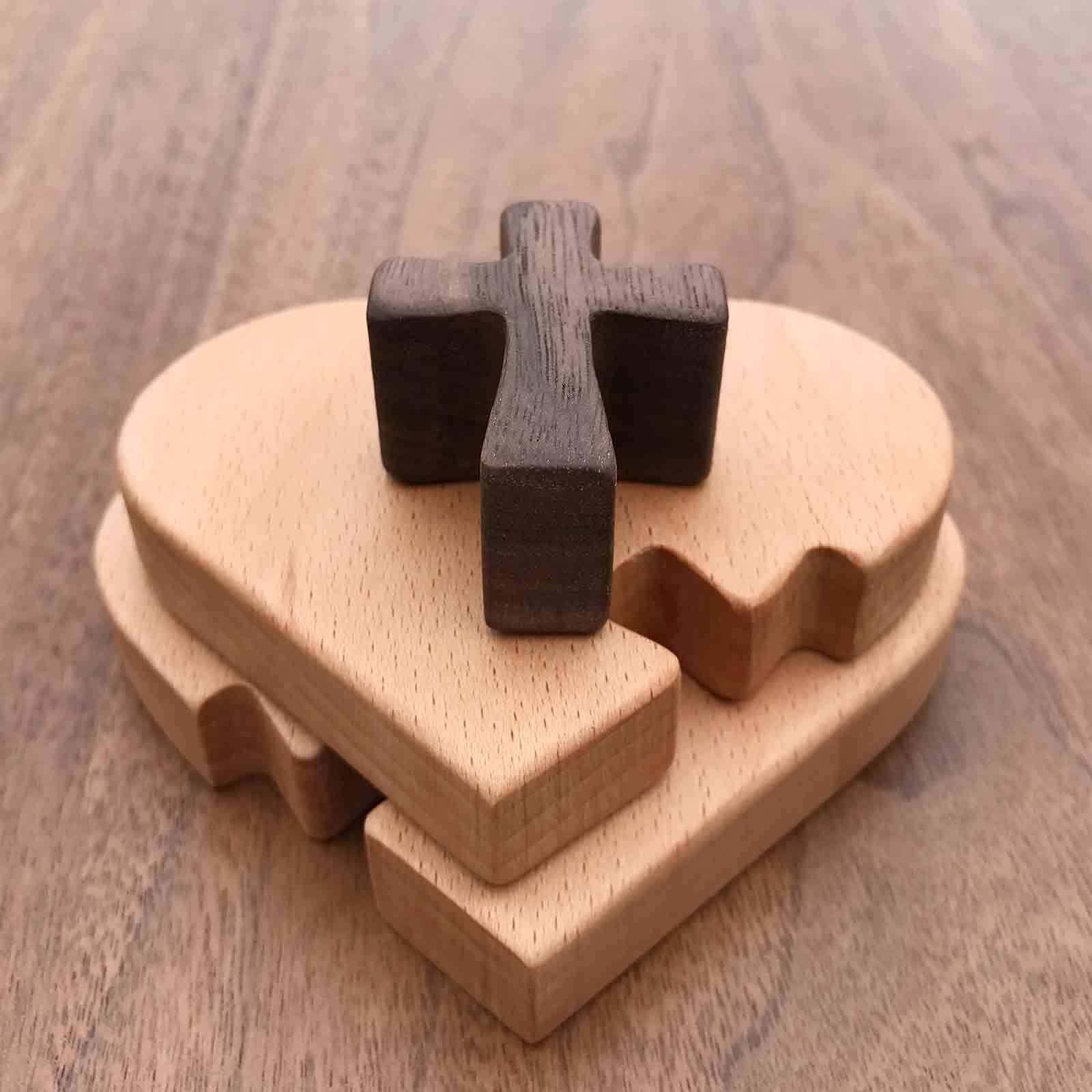 RQL义树家·爱榉木黑胡桃木摆件婚礼情人祝节纪念是日实礼品福礼