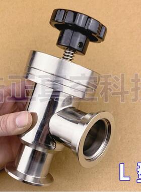 304真直空挡板阀手挡板阀角阀气动动通阀KFSDDBF16254050