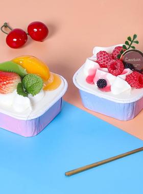 仿纸真美蛋式杯糕糕模型餐厅展暂无示摆件家居装饰蛋软香食物道具