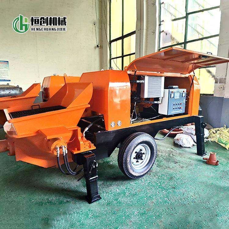 混大凝土输泵卧式二次构造柱泵浆144型大颗粒细石砂浇筑送混凝土