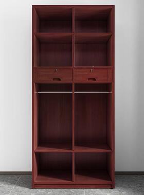 制式NMM木衣柜组合营具具中式单门家实双门家用衣柜舍宿两门对开