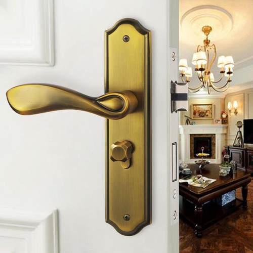 亚现JY060代室内门锁锁卧室实木门锁家用静音基门锁手把房通用型