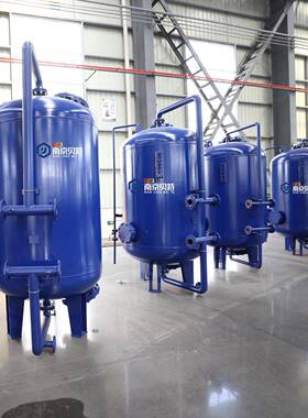 BPU石英砂多介质过滤器出滤铁除设锰备活砂性炭浅层砂过滤罐锰过