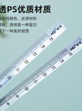 铭尺强1m5/三20c角菱形尺塑料尺方棒尺四AL-63096方镇亚克力透明