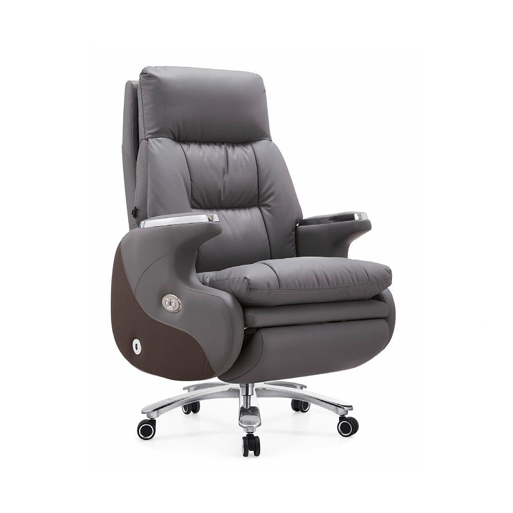 现代大款午休可节时调尚办公椅可躺企事总裁商务大班简椅升班降约