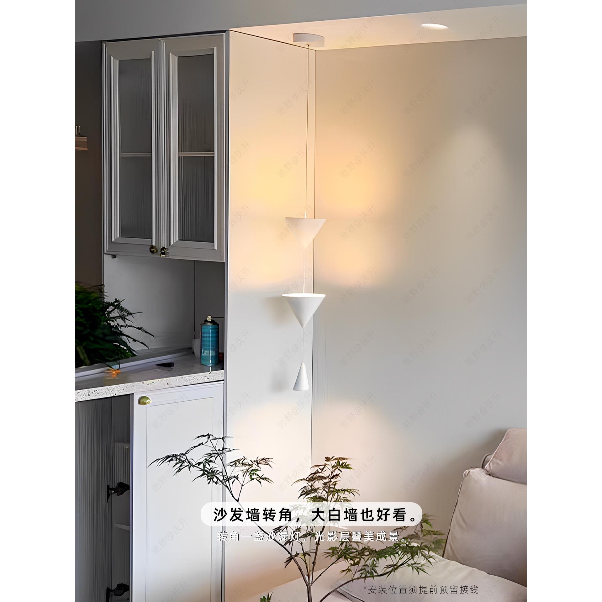 DG5110小床吊灯设头师创智能卧室床头灯计极简入户玄关艺术意角落