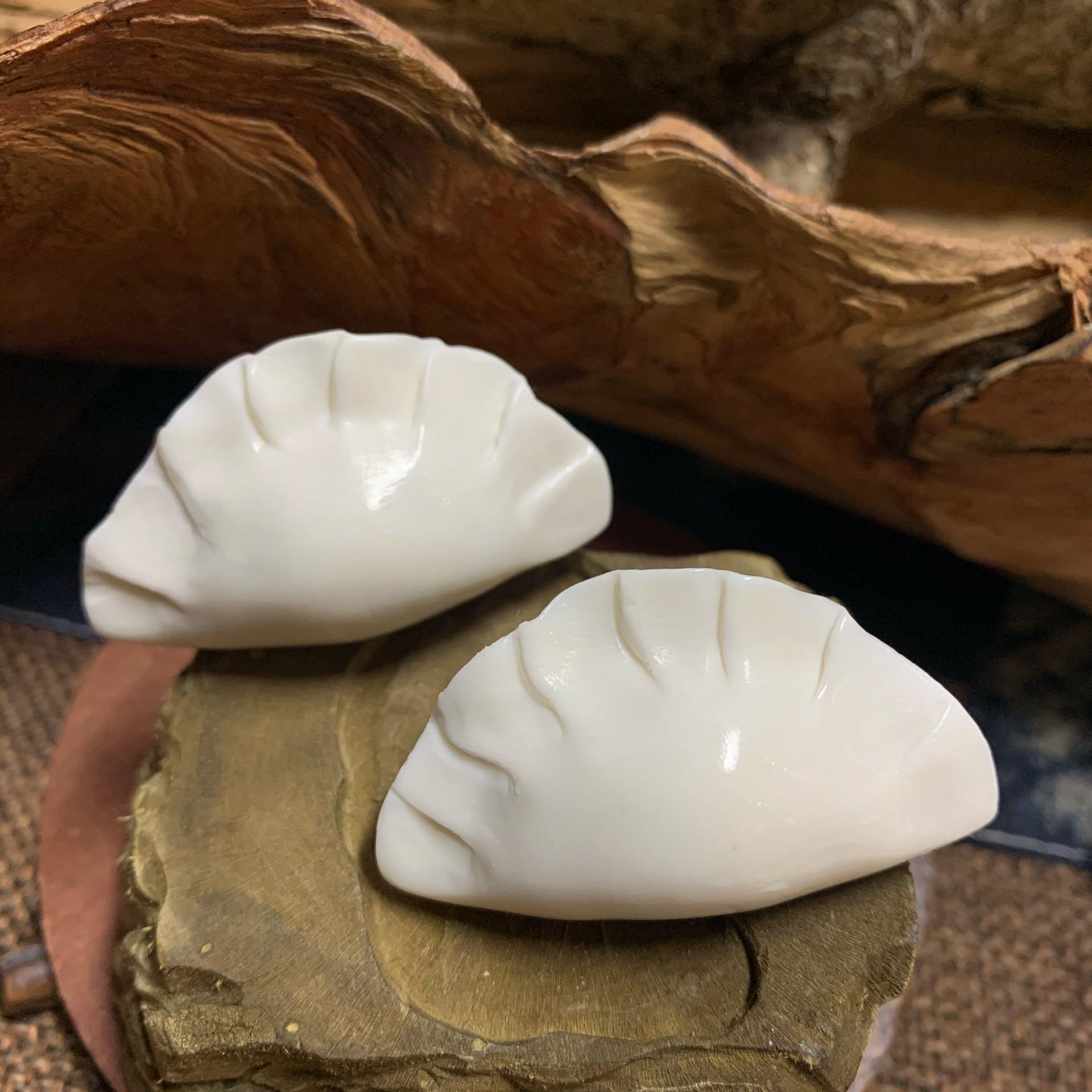 鹿雕万刻柄FRA饺角子件文柄