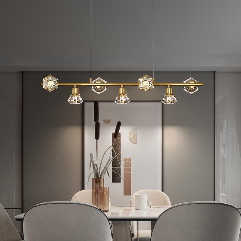 莎 饭吊厅灯PSM6053-轻奢灯具现年代简约餐桌吧台北欧极简长条202