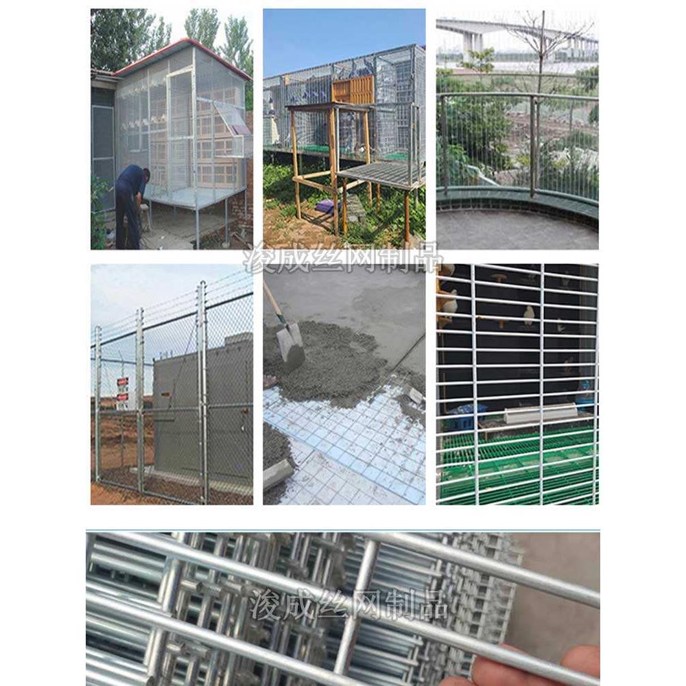 格长孔铁丝网围栏护防网浚成丝网镀锌网片网小孔鸽舍鸟笼笼子养殖