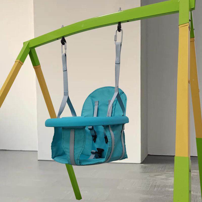 儿童秋千单杠吊吊潮蓝千秋架配件婴儿秋千椅YS-18椅悬挂式户外流