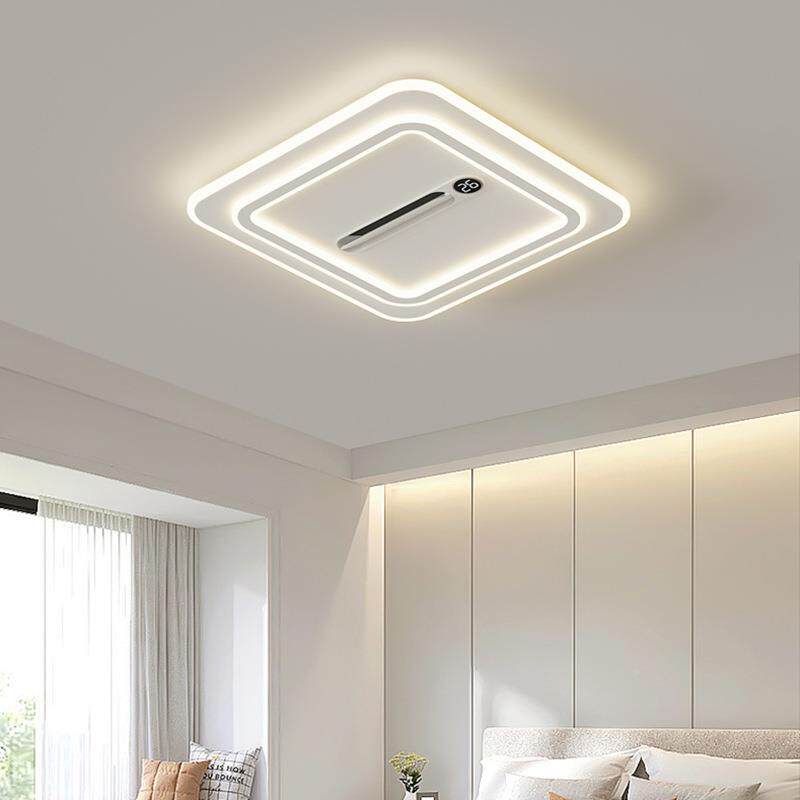 202款负新离子示无叶风扇灯客厅卧室餐厅显223现代简约空气5进化