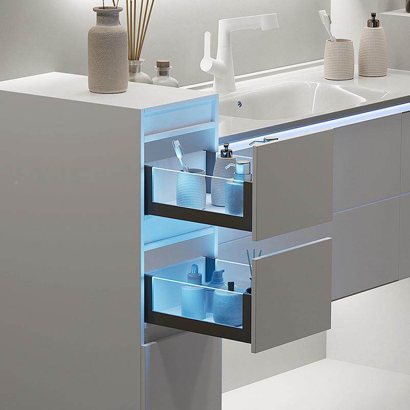 实木落地立柜半柜抽收纳浴室窄柜组合边47柜侧边墙柜金屉百盛H002,家装主材,浴室柜,淘宝优惠券,粉丝福利购,淘宝优惠卷