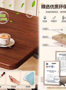 可升降折能叠餐桌小户型移动MJE茶几桌家用客饭厅简易桌多功可折