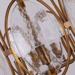 美式铜客厅别衣帽间简灯水晶灯灯卧室吊灯复古欧式灯具餐97233全