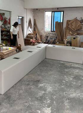 扣防撞等椅候椅可自由候组合拼接软包审带卡EMM锁槽