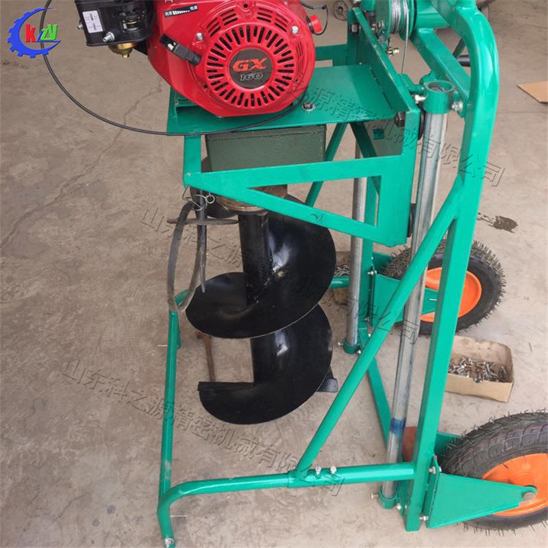 00型汽油发动机挖坑螺栽树地旋钻施机肥机种GOV树植树挖穴打眼5机