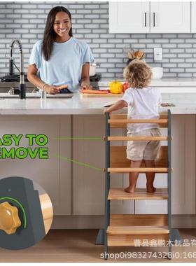 儿童洗手踩凳宝脚KNW凳子learning台tower宝洗漱阶脚踏凳蒙氏学习