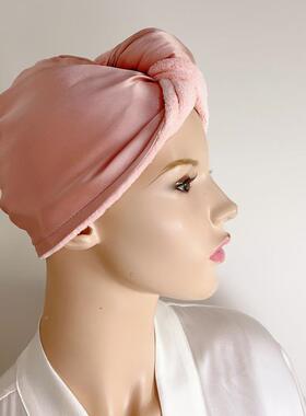 速干姆帽2sx-072真米丝干发帽桑蚕丝养发护发吸水速干浴帽头巾两