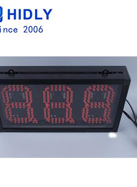 出口6寸红色三位CSZ888油价牌铝合边框油价显金价示E屏LD油屏