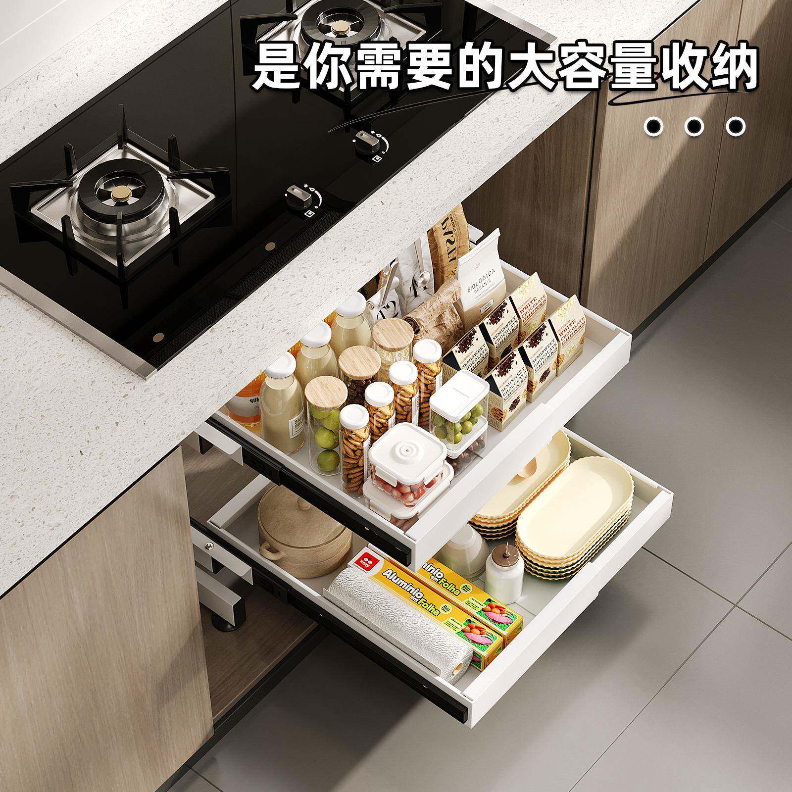 厨房灶台台面保护垫防水油防皮革耐208温保护膜厨桌柜专高用防脏