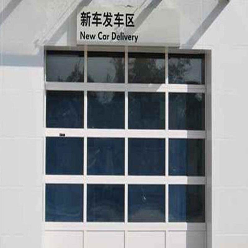 IPM生产家别墅车库门磨透明翻板车库门车无框电厂动翻砂板库门