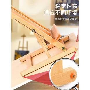 面画架台画板架美术生式小素描榉板儿童画画工具套装83440油画桌