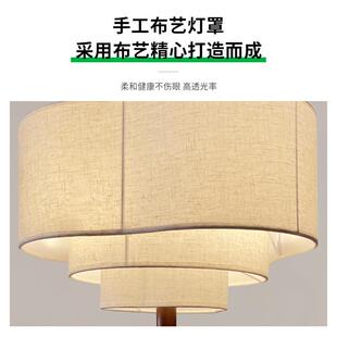 餐厅灯南洋风创吊意古风艺术原木温馨布中艺餐桌房857间中灯具古