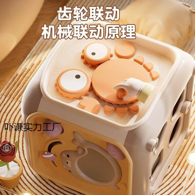 大号手鼓六面体婴儿JMK玩拍具01岁3个月多功能一6音乐益智宝宝拍