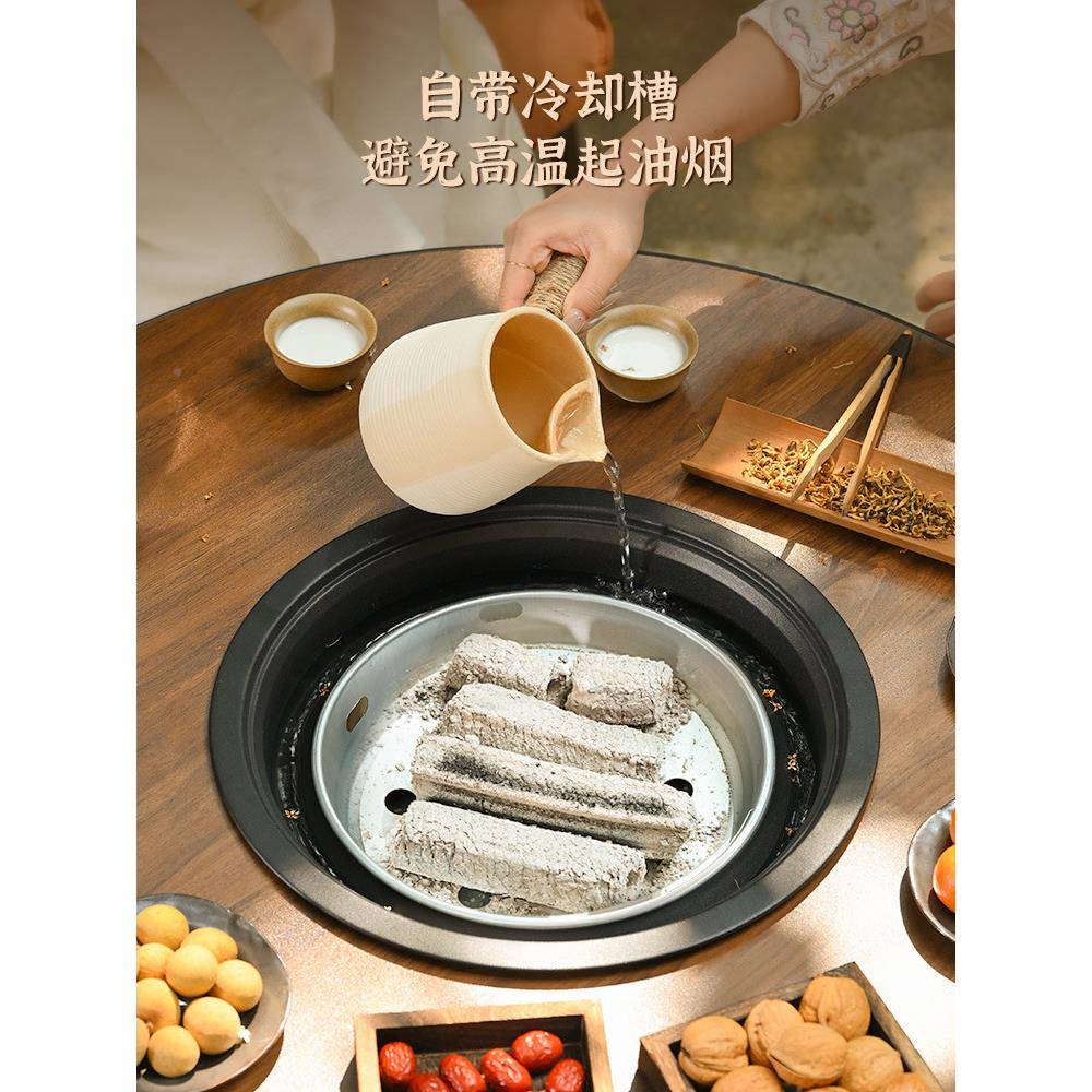 电碳两用围煮茶烤炉套火装烤炉子家烧用器具全套户外围炉聚煮WLZC