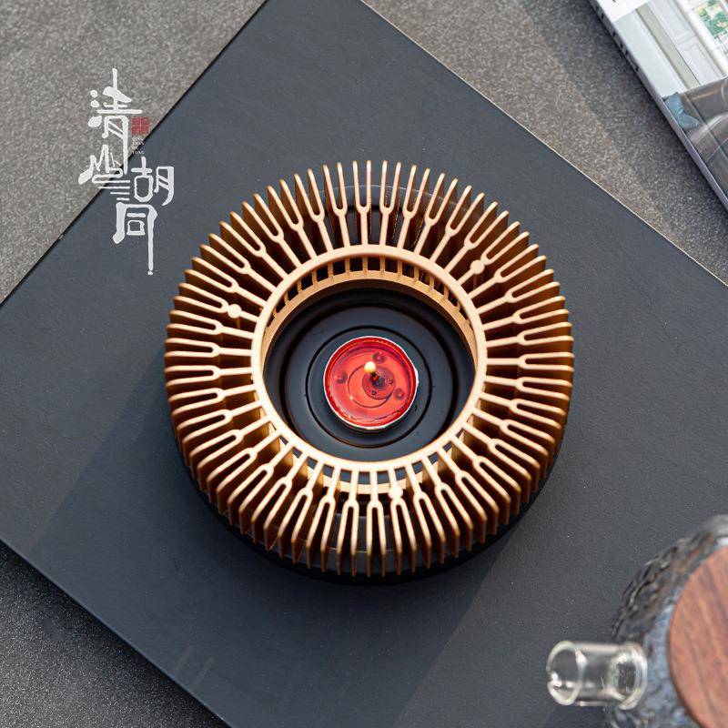 日式玻养璃蜡烛茶炉加温热暖壶YPC茶炉小型煮茶器家用煮茶壶生烧