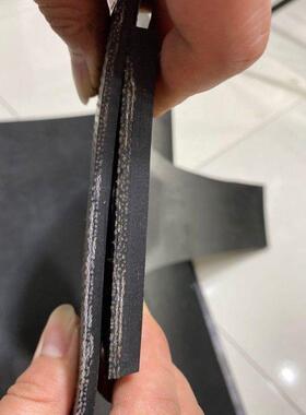 胶橡抗砸耐磨夹布AMV胶板汽车车厢耐减震黑色多层夹线夹磨布橡板