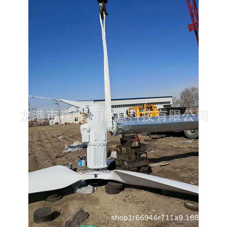 小功率家风力小机8W型风力机用8000W水K平轴SW-8KW-A定浆风力发电