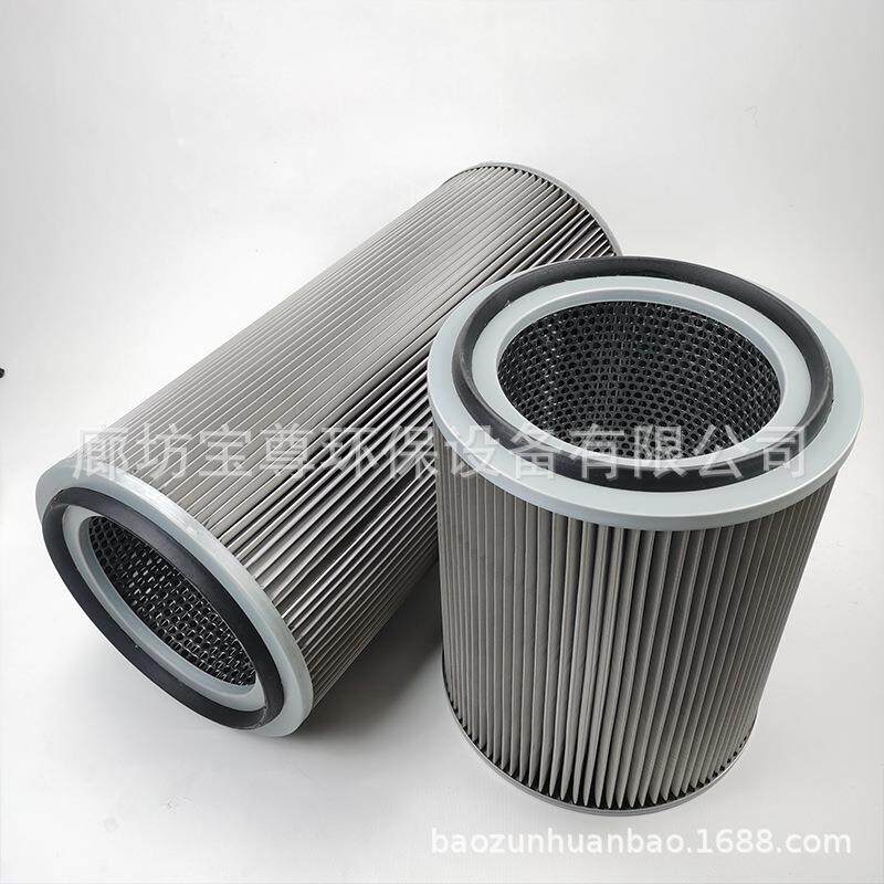 不锈钢除尘滤筒器32*60过滤6滤芯325*400工业BLK粉尘净化折叠5滤