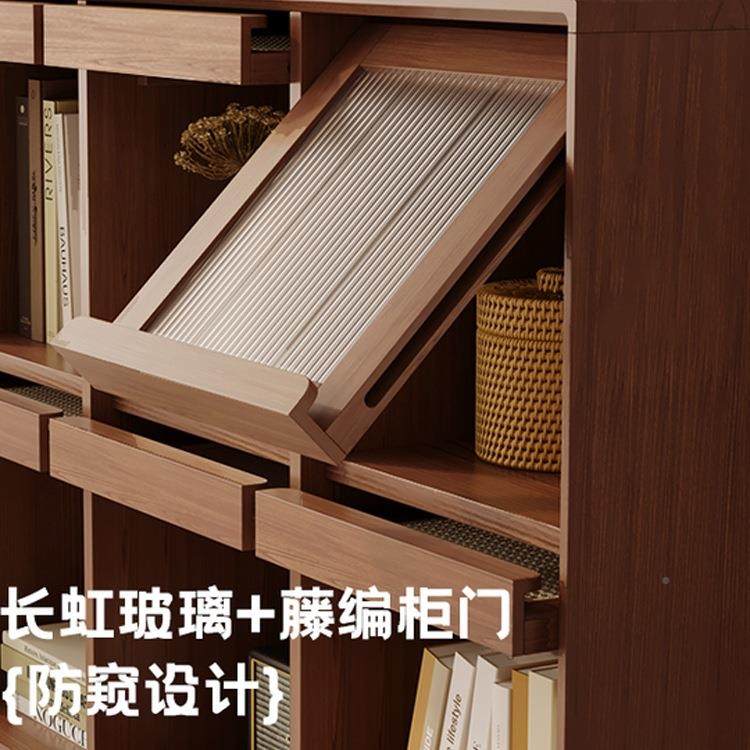 实木玻书柜柜收纳储物斗柜体日式CVO杂志柜璃置一物客厅边柜,电子元器件市场,其它元器件,淘宝优惠券,粉丝福利购,淘宝优惠卷