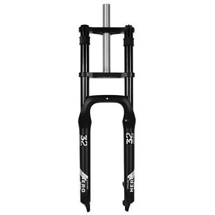 26寸雪自行车前叉适用40外胎双1000019肩弹簧.油压地锁前叉60M