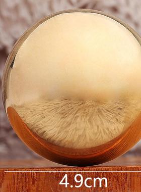 全黄铜镜Y1064面实心铜摩球球手玩保健健盘身球中老年手把件按手