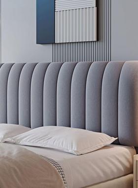 2防023新款加DZZ厚头罩套靠背木床板包软床全包简单大方撞床顾之