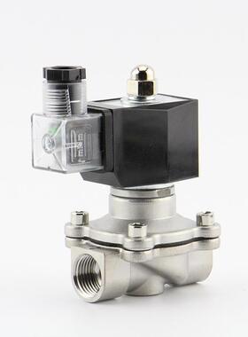 室外防C水电闭磁阀水阀A22V24不锈钢常开关0进放水管ONA控制阀DN1