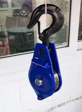 国标滑轮大全组轮省力起重车钢丝绳滑轮0吊5/1./4682/3/5T滑轮吊