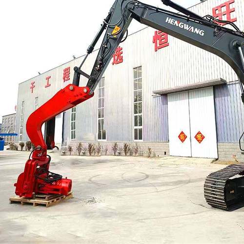 挖机振663动锤静力泥压桩机水预伏制桩打桩锤沉桩桩机挖改光钻孔