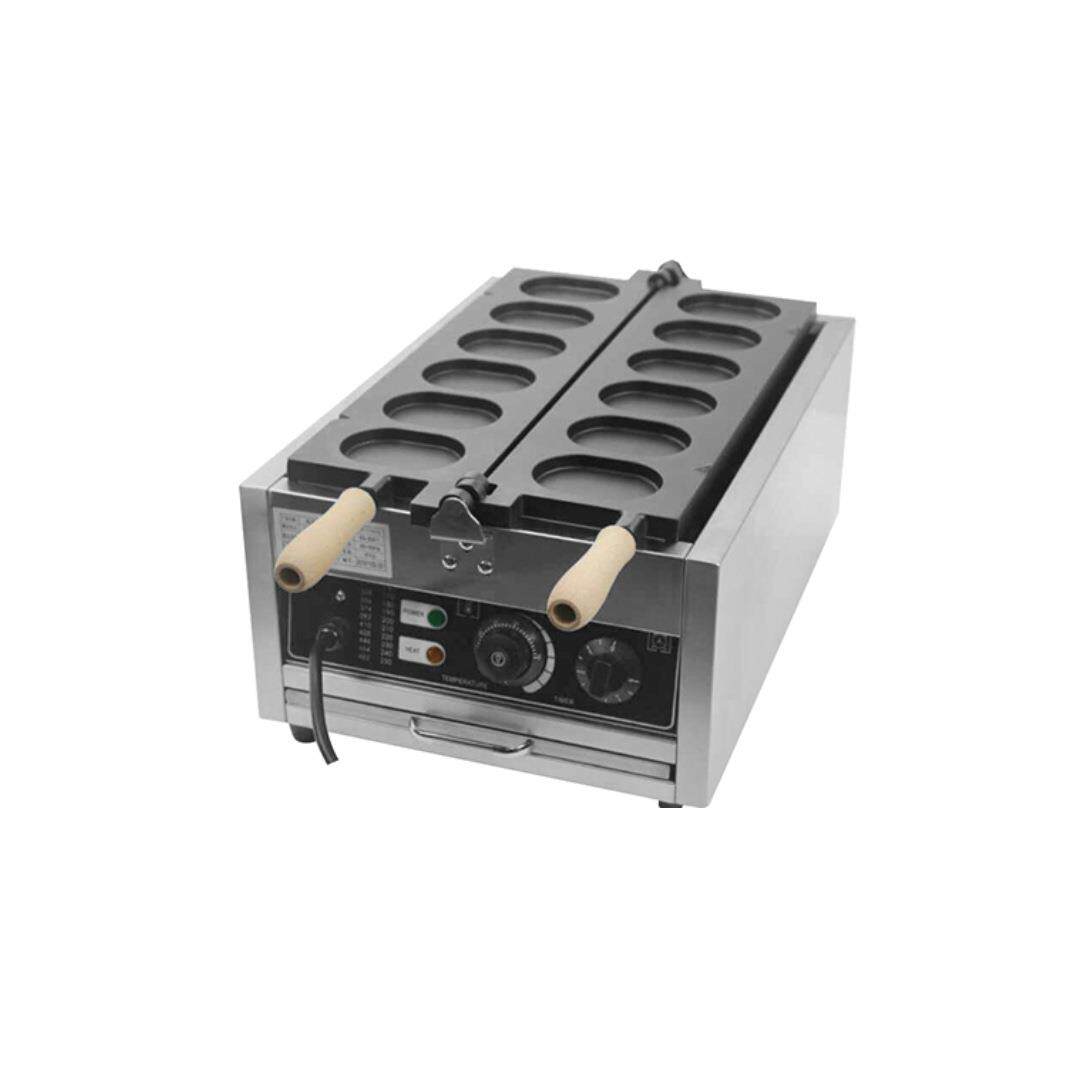 商用电热六孔鸡蛋饼烧机华夫饼蛋糕不粘锅烘烤机摆摊创业小吃设备