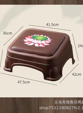 新品拜凳6234莲花拜佛垫跪拜古塑料神禅修跪蒲团打坐收复凳中式方
