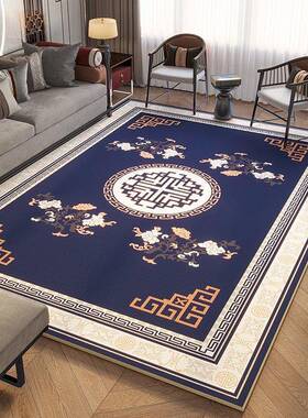 客新厅大面积铺地厂家中满式方毯形书房古YYB-0076风可水洗圈绒地