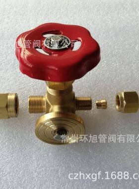 专业制造针型阀，带型试口铜三通针测阀黄，船用针阀，压力TVO表