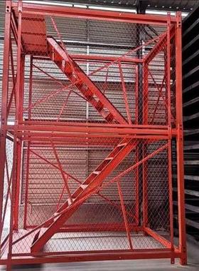 组合式框架全爬CWM梯笼桥梁安建筑安全梯爬梯荐工地施工梯笼