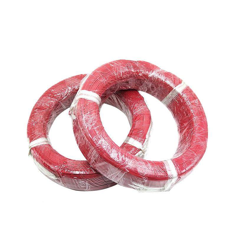 供应100加定7电子线制彩排并电线端子线材线束两TEX头上锡子线裁