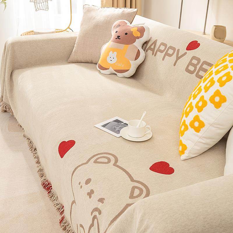 in风雪嘟嘟熊尼罩尔懒人沙发盖布四季通用s沙发巾全多包功能套沙