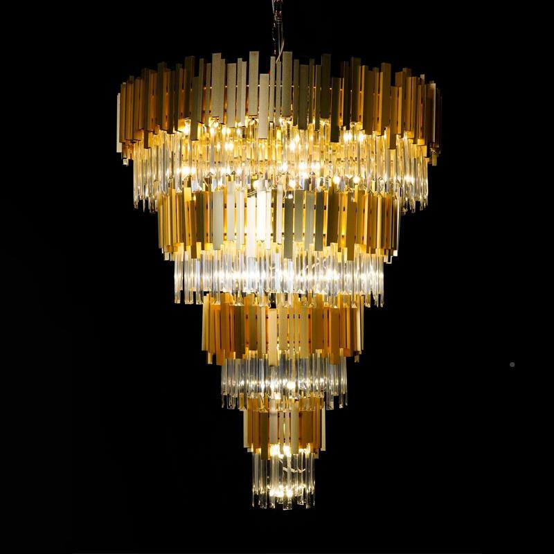 婚庆道具简北约LY1258欧吊顶婚礼吊灯电路镀铁艺堂引室内灯具舞台