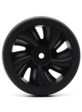 607P290P塑家料轮子厂直轮供轮电动免充气板静音发电机轮子子